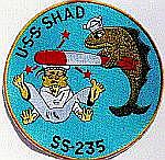 BCPatch, LLC: USS Shad SS 235 - Fish hittin' Japaness with Torpedo